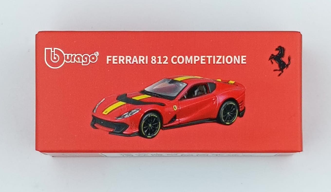 Burago 1:64 BOX FERRARI 812 COMPETIZIONE - Image 1