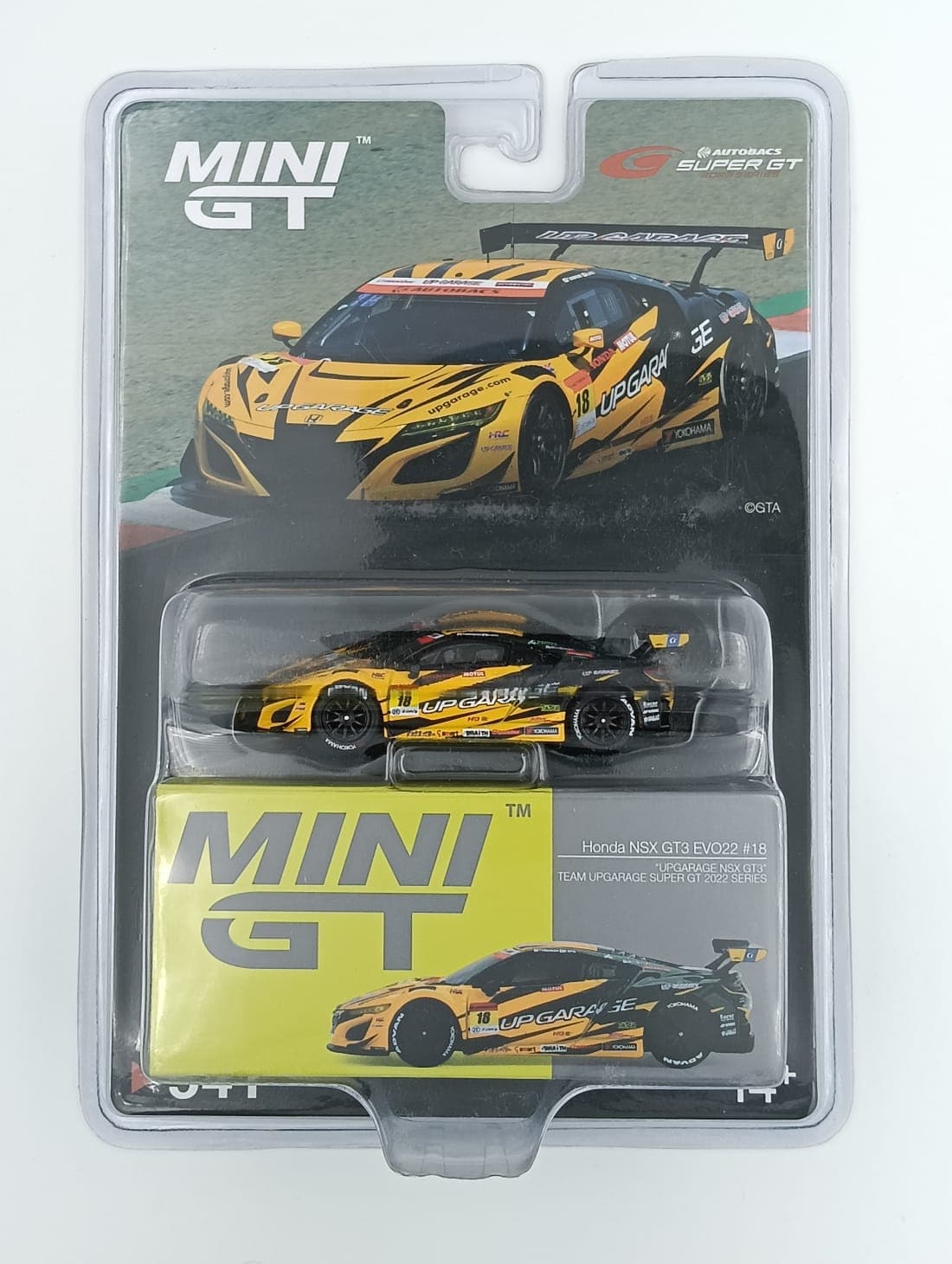 MINI GT BLISTER Honda NSX GT3 EVO22 #18 - Image 1
