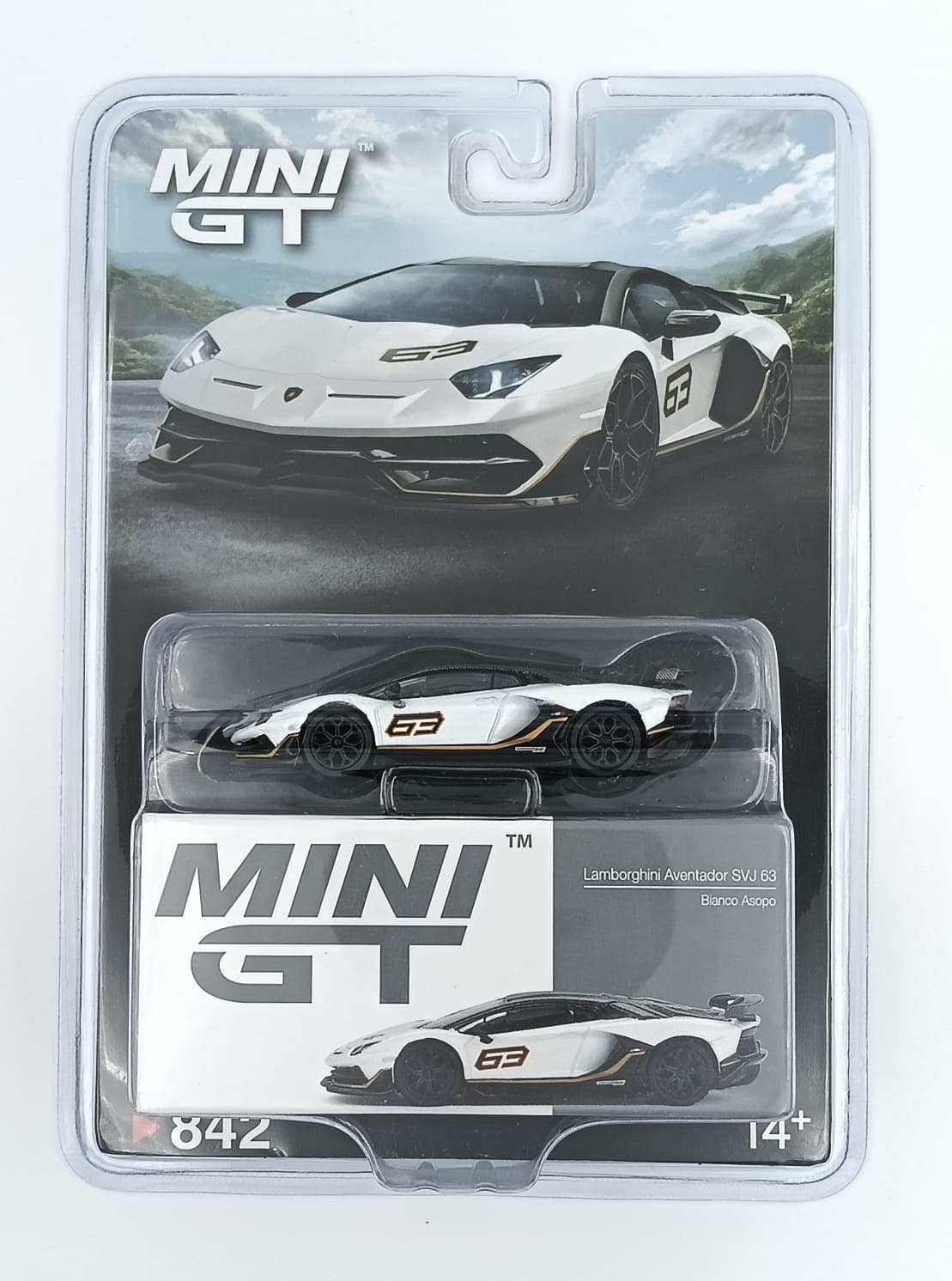 MINI GT BLISTER Lamborghini Aventador SVJ 63 #842 - Image 1