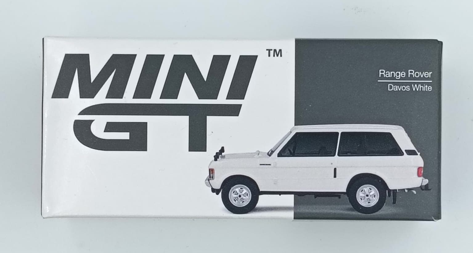 MINI GT BOX Range Rover Davos White (UNSEALED) - Image 1