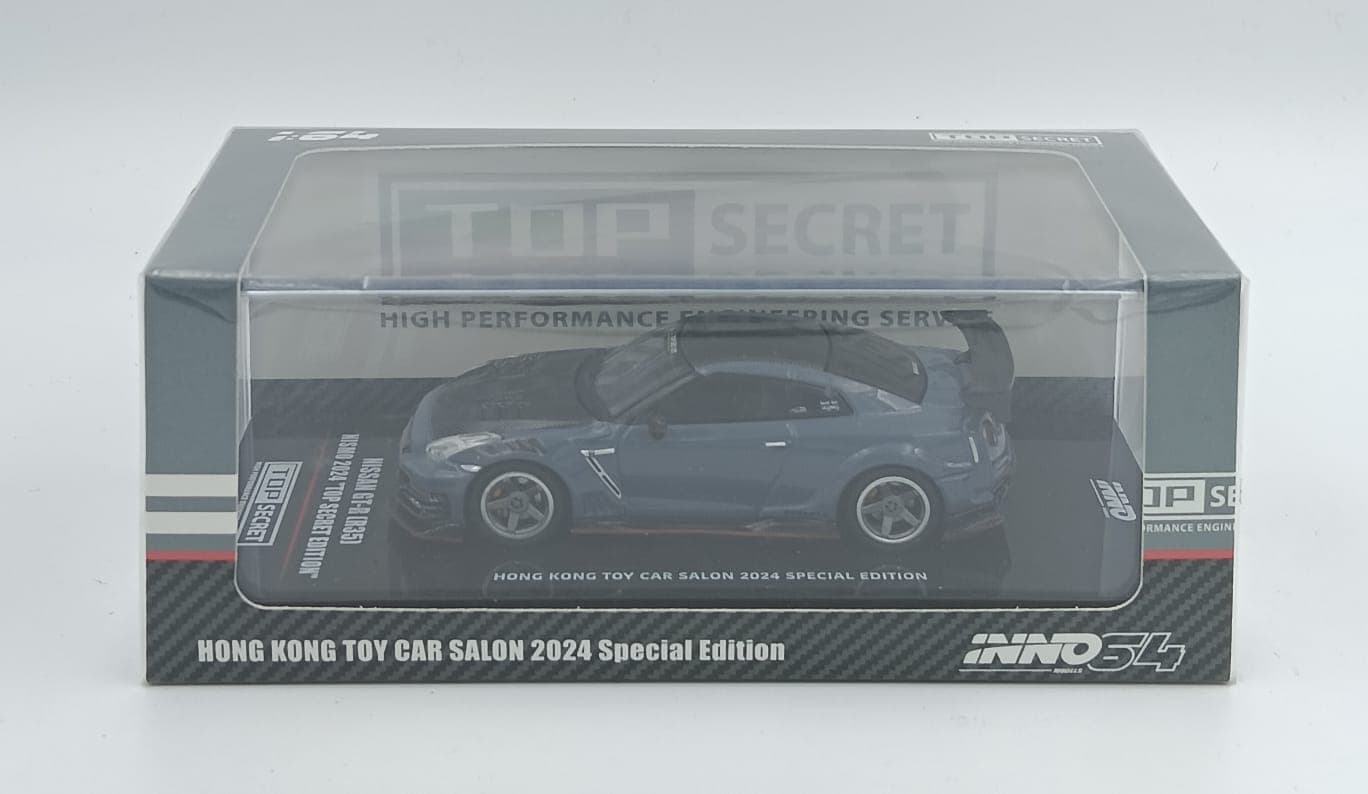 INNO64 NISSAN GT-R (R35) NISMO 2024 "TOP SECRET EDITION" HONG KONG TOY CAR SALON 2024 Special Edition - Image 1