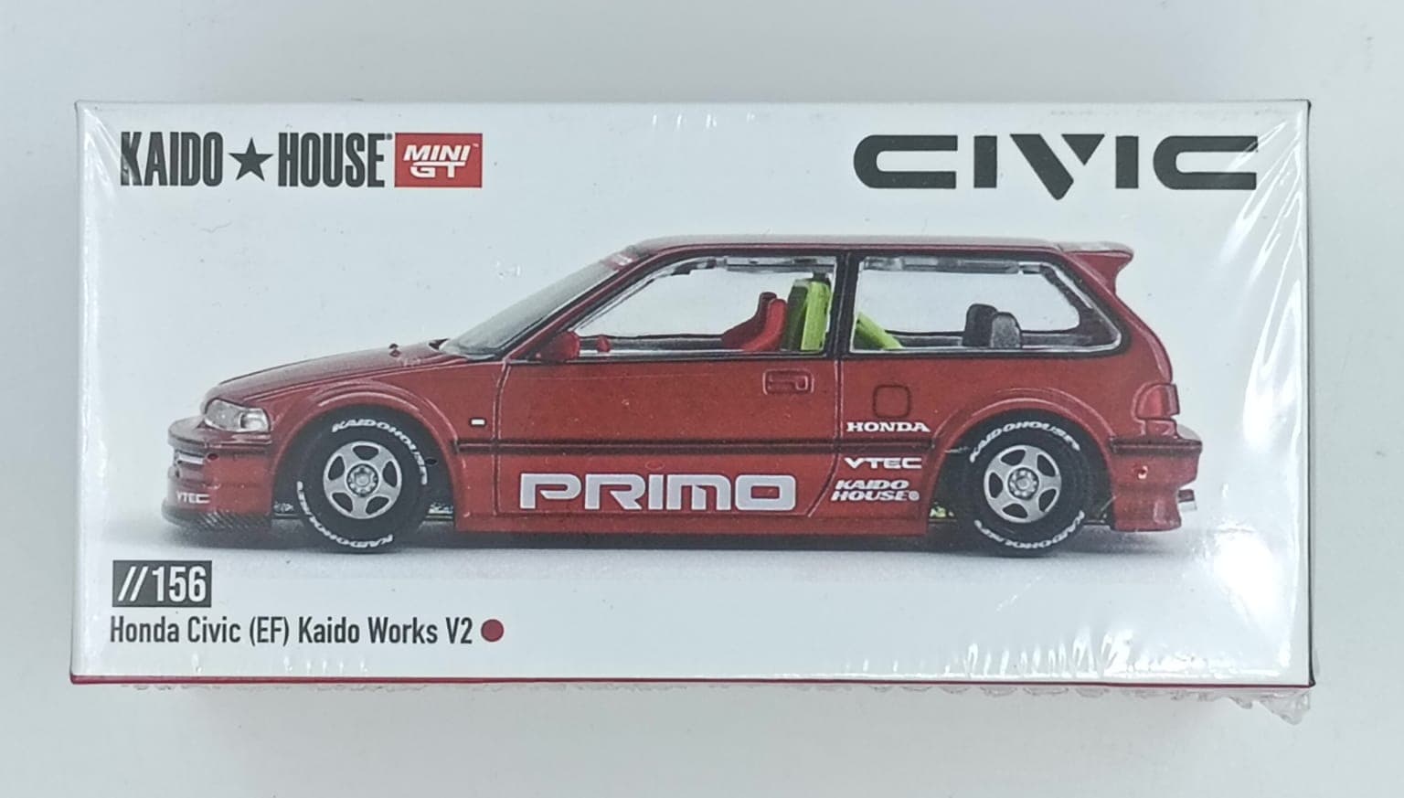 KAIDO HOUSE × MINI GT Honda Civic (EF) Kaido Works V2 #156 - Image 1