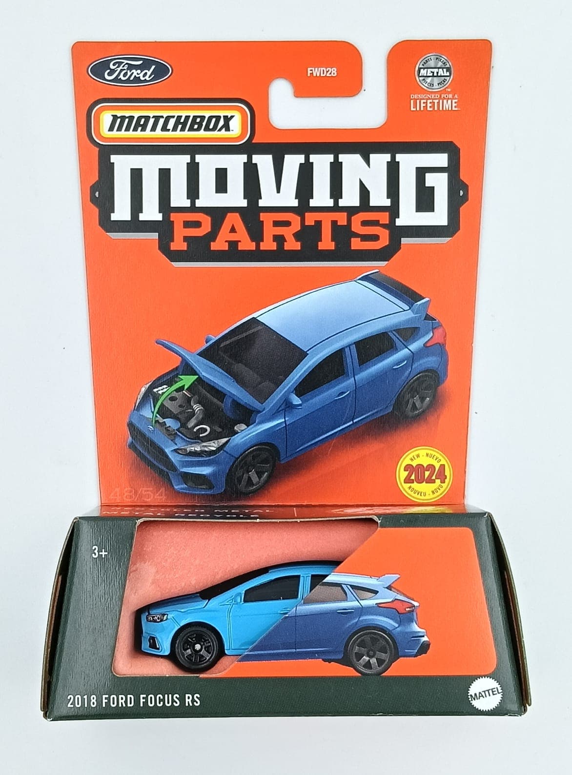 MATCHBOX 2018 FORD FOCUS RS MOVING PARTS - Image 1
