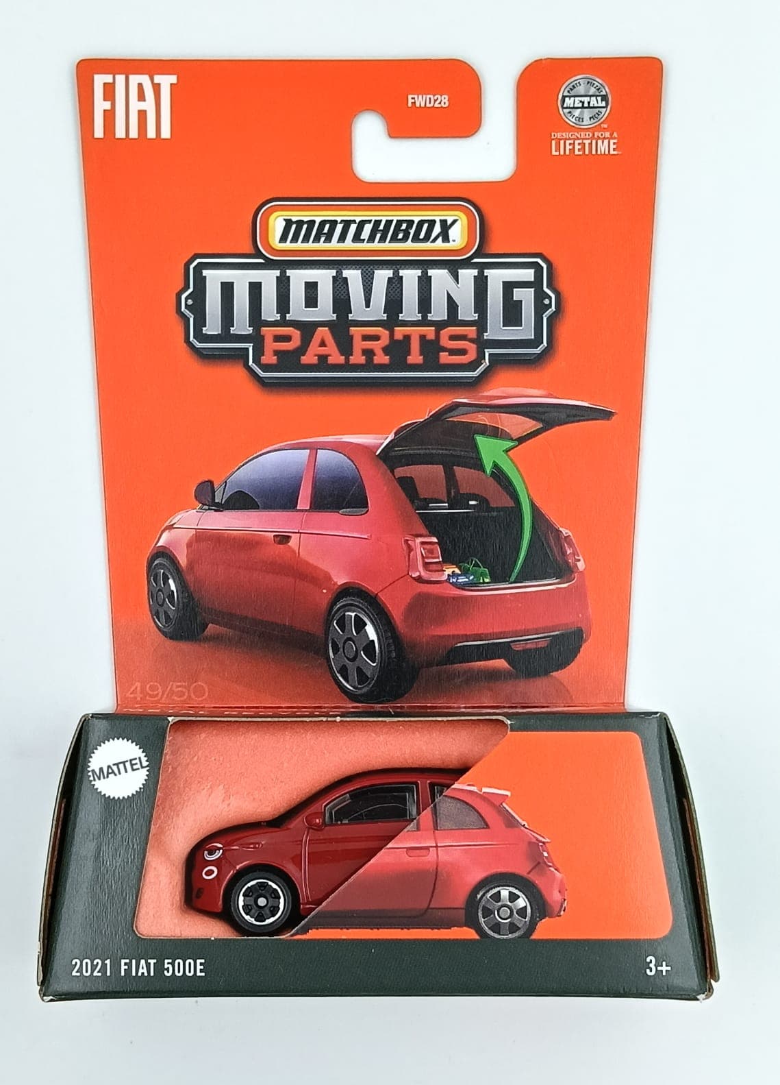 MATCHBOX 2021 FIAT 500E MOVING PARTS - Image 1