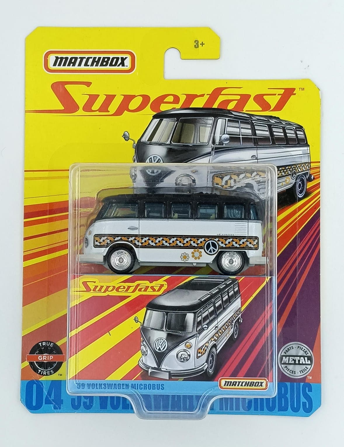 MATCHBOX '99 VOLKSWAGEN MICROBUS SUPERFAST - Image 1