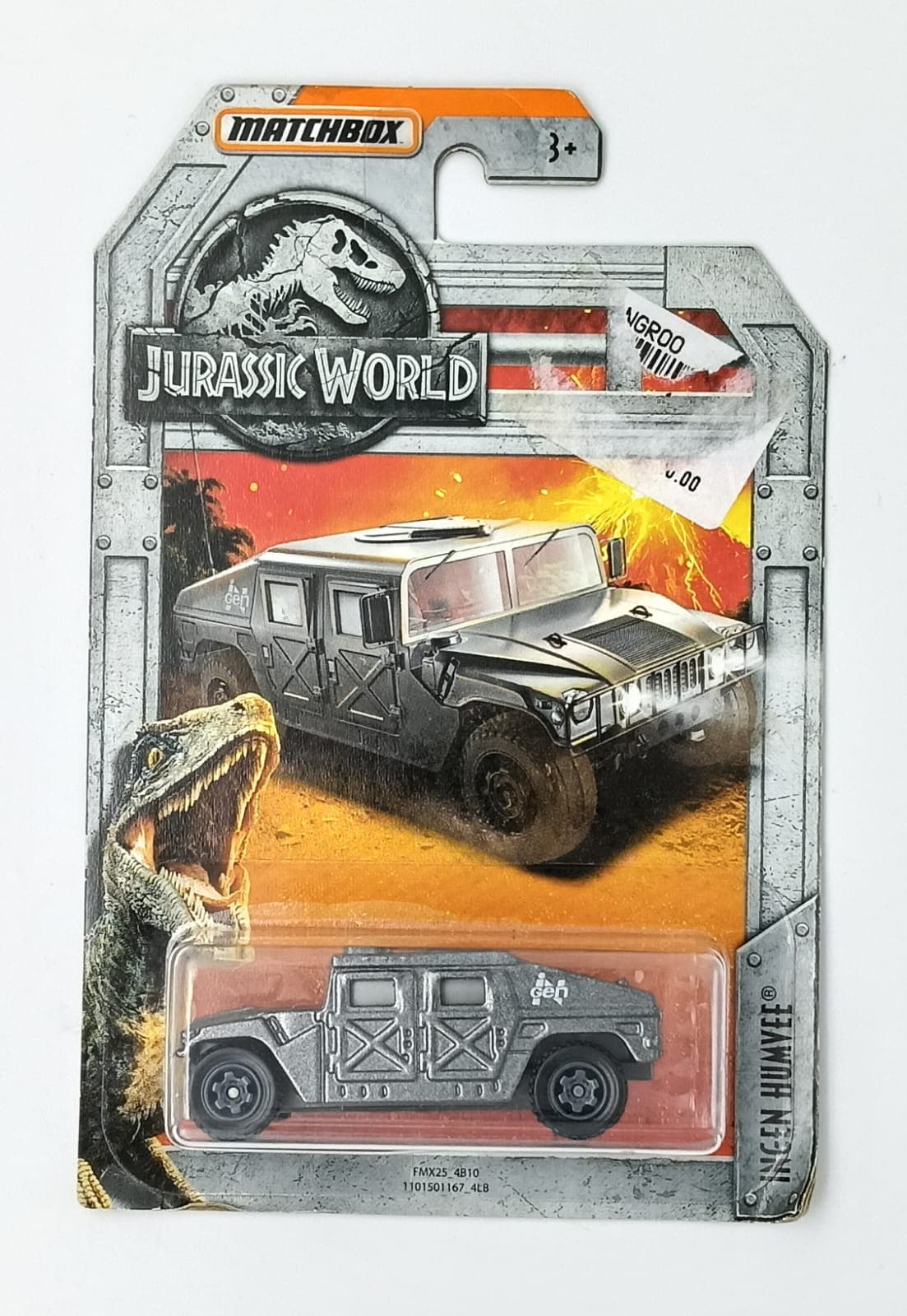 MATCHBOX INGEN HUMVEE JURASSIC WORLD - Image 1