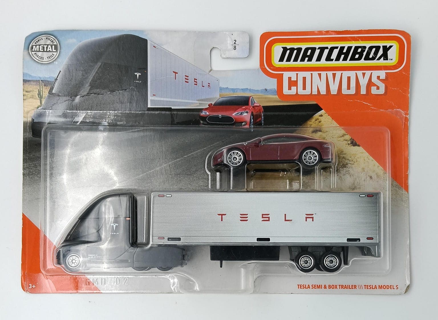 MATCHBOX CONVOYS TESLA SEMI & BOX TRAILER TESLA MODELS - Image 1