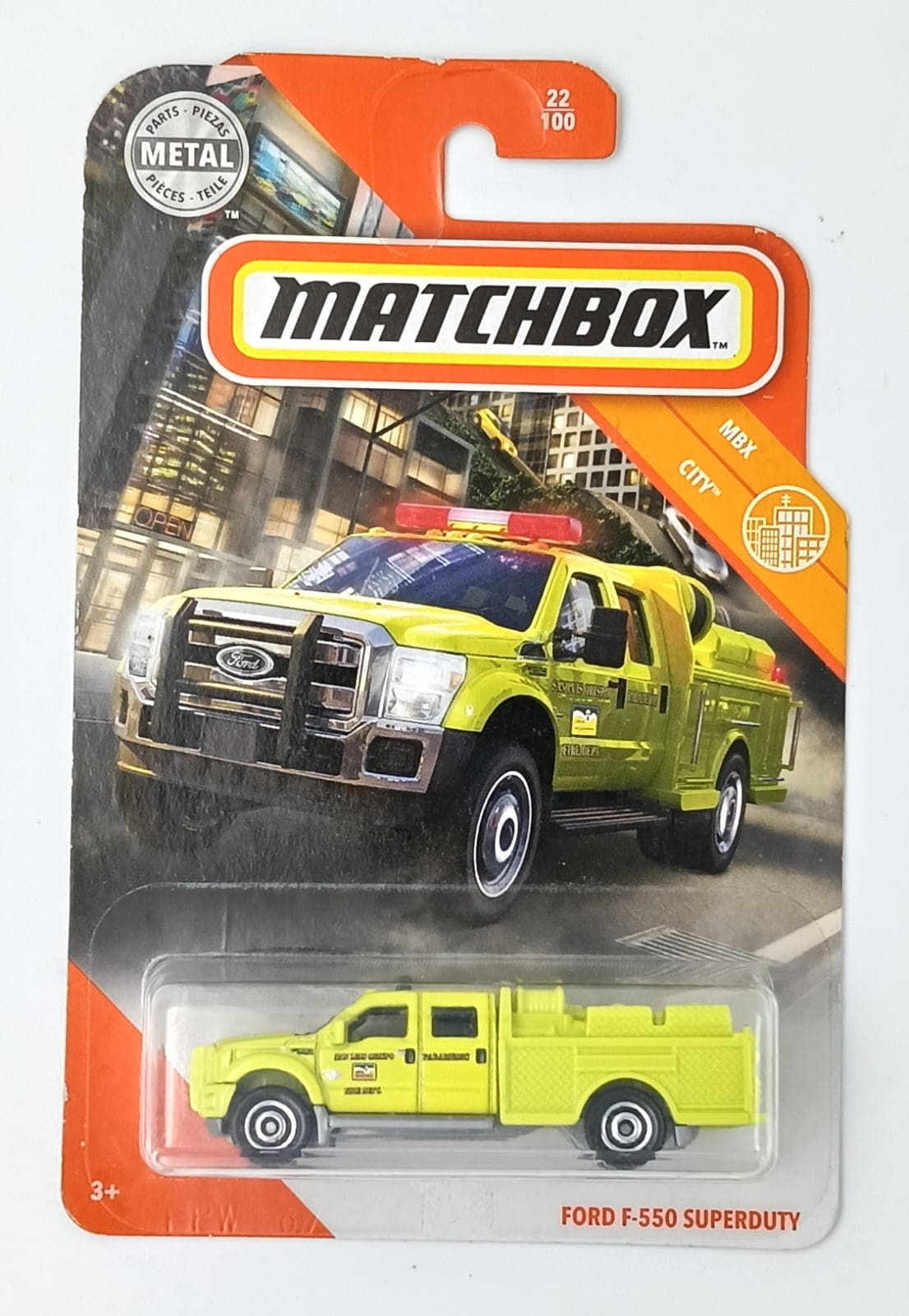 MATCHBOX FORD F-550 SUPERDUTY MBX CITY - Image 1