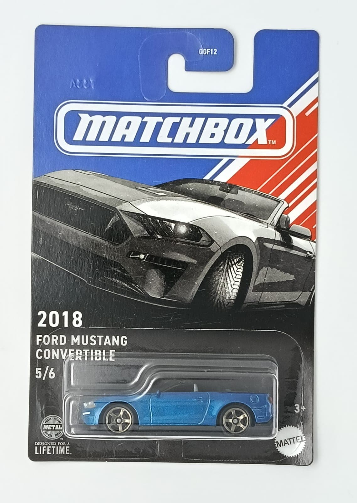 MATCHBOX 2018 FORD MUSTANG CONVERTIBLE - Image 1