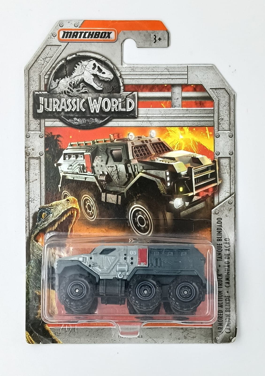 MATCHBOX ARMORED TRUCK JURASSIC WORLD - Image 1