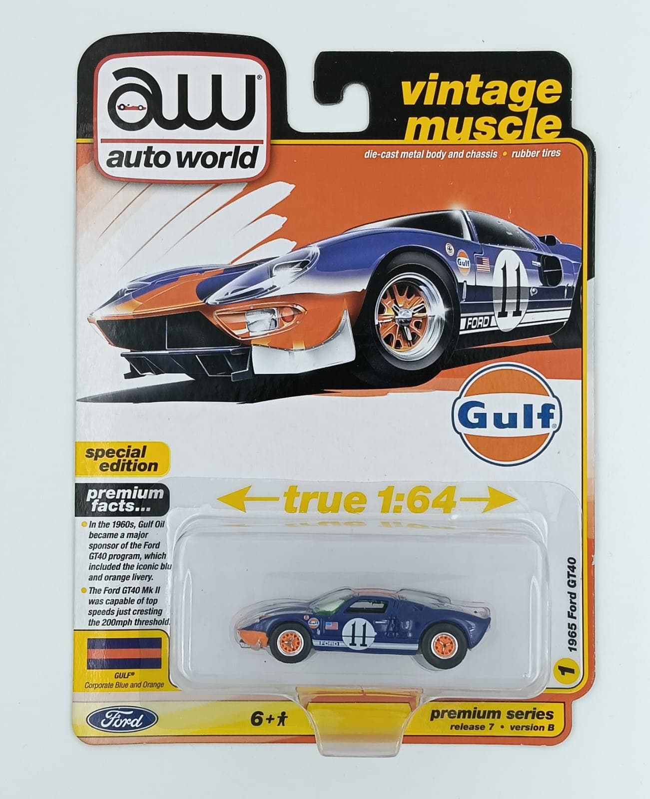 AUTO WORLD 1965 FORD GT40 - Image 1