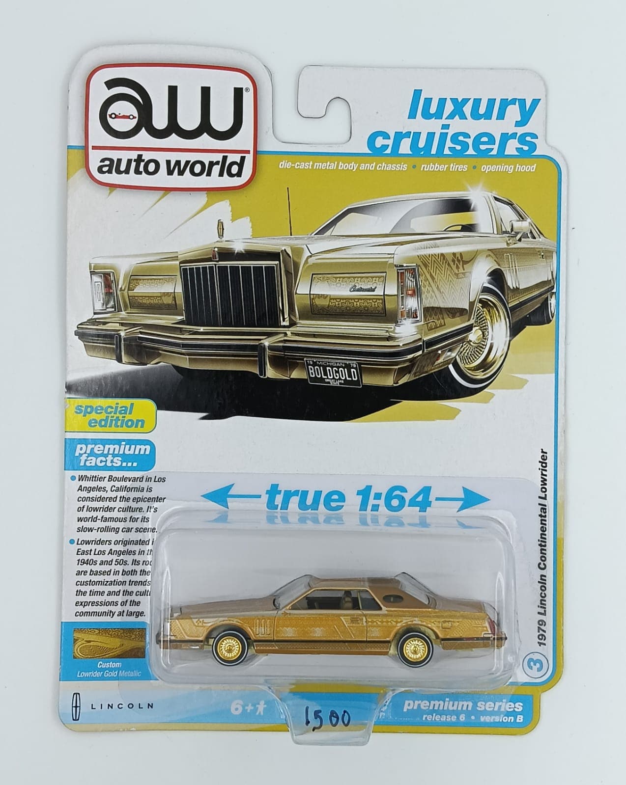 AUTO WORLD 1979 LINCOLN CONTINENTAL LOWRIDER LUXURY CRUISERS - Image 1
