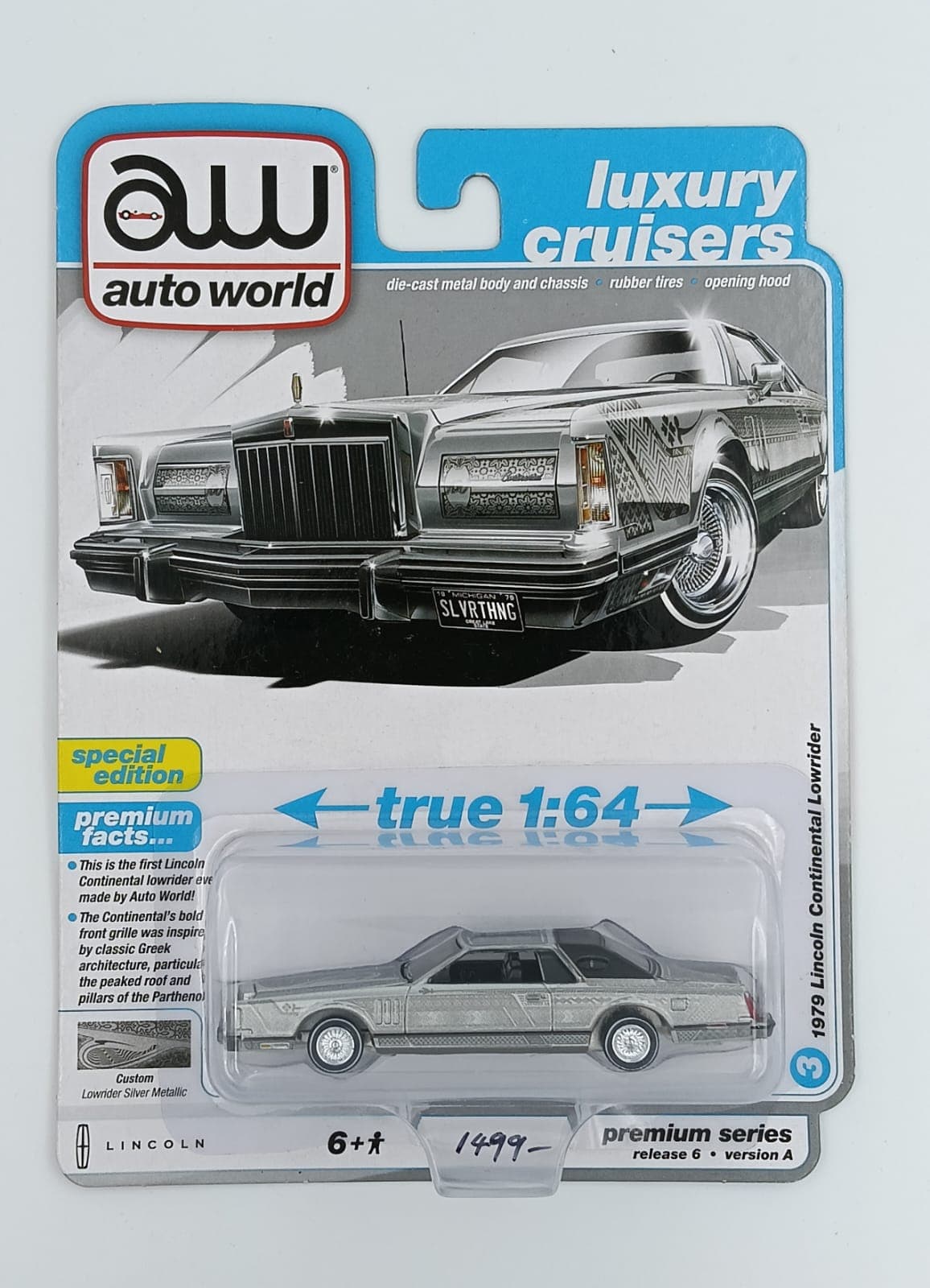 AUTO WORLD 1979 LINCOLN CONTINENTAL LOWRIDER LUXURY CRUISERS - Image 1
