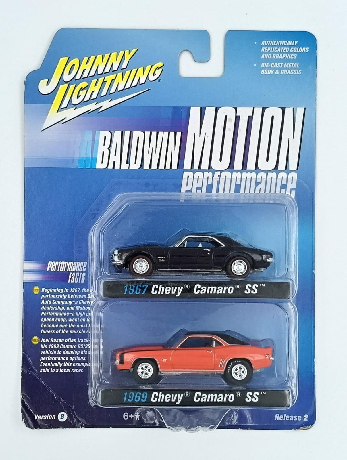 JOHNNY LIGHTING 1967 CHEVY CAMARO SS 1969 CHEVY CAMARO SS - Image 1