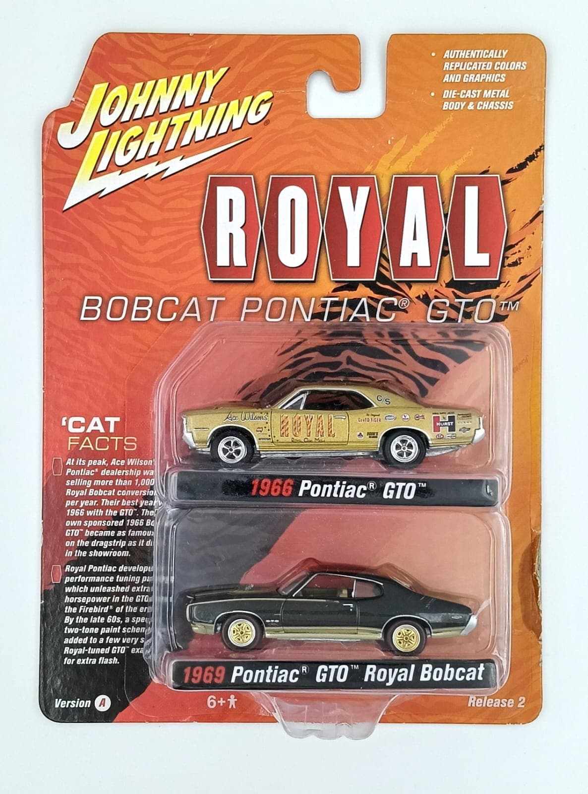 JOHNNY LIGHTING 1966 PONTIAC GTO 1969 PONTIAC GTO ROYAL BOBCAT - Image 1