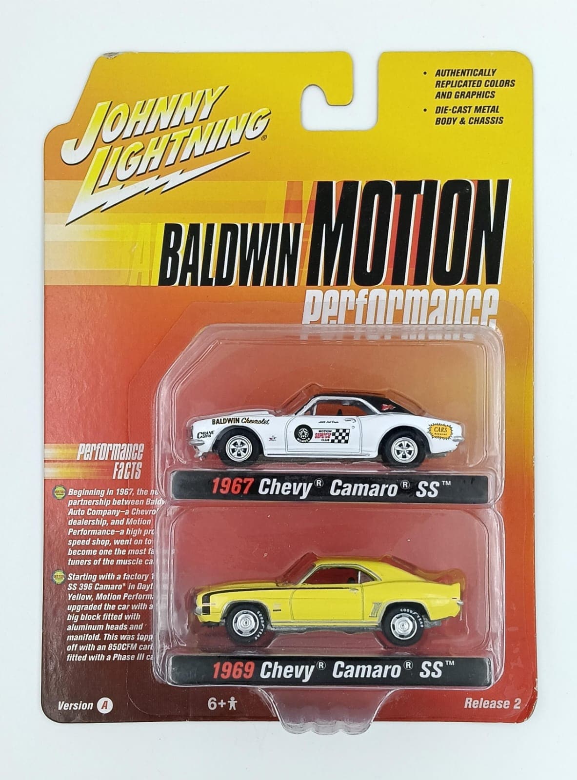 JOHNNY LIGHTING 1967 CHEVY CAMARO SS 1969 CHEVY CAMARO SS - Image 1