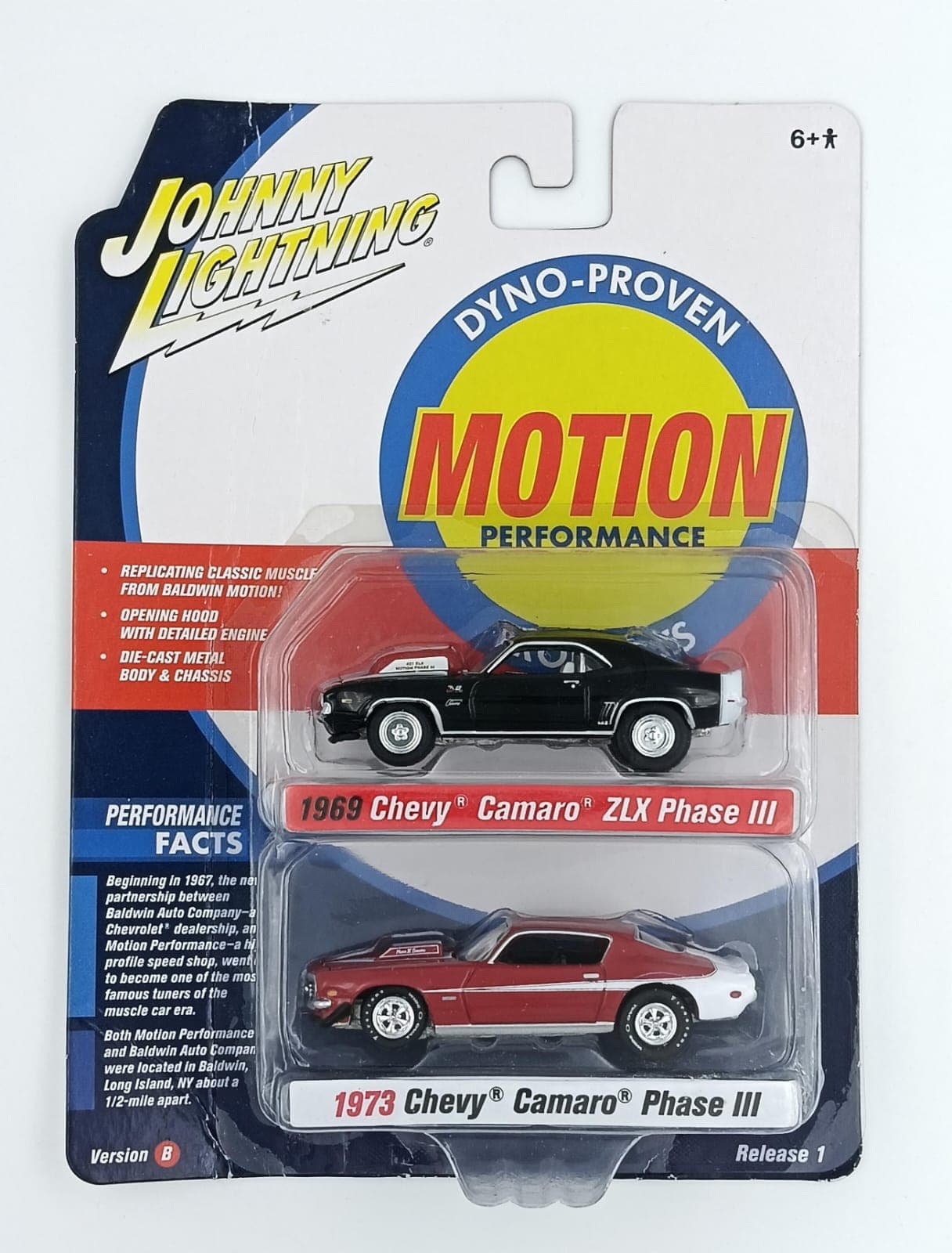 JOHNNY LIGHTING 1969 CHEVY CAMARO ZLX PHASE III 1973 CHEVY CAMARO PHASE III - Image 1