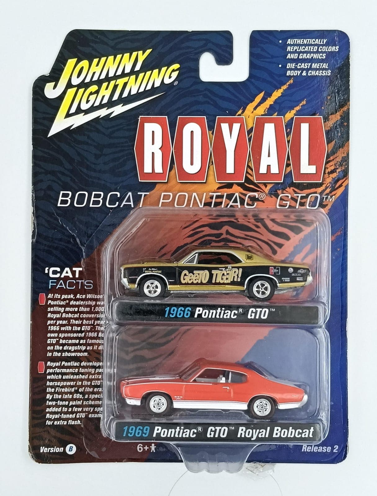 JOHNNY LIGHTING 1966 PONTIAC GTO 1969 PONTIAC GTO ROYAL BOBCAT - Image 1