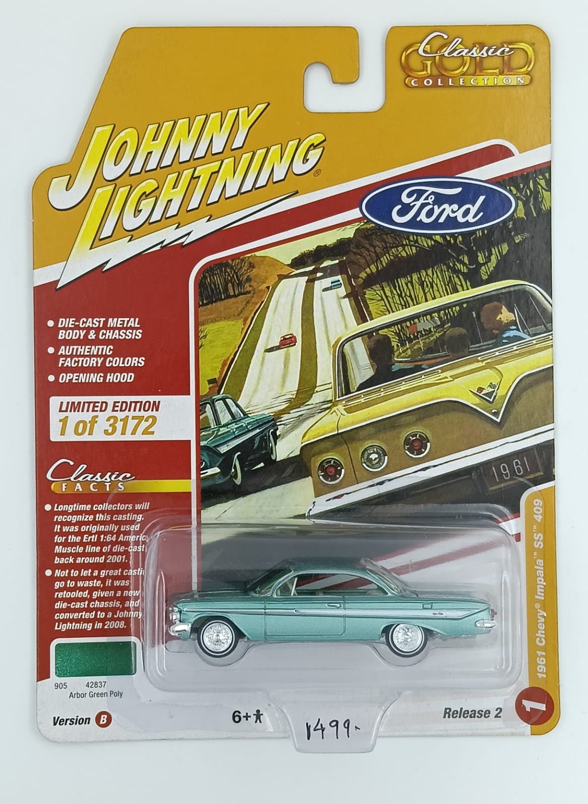 JOHNNY LIGHTING 1961 CHEVY IMPALA SS 409 - Image 1