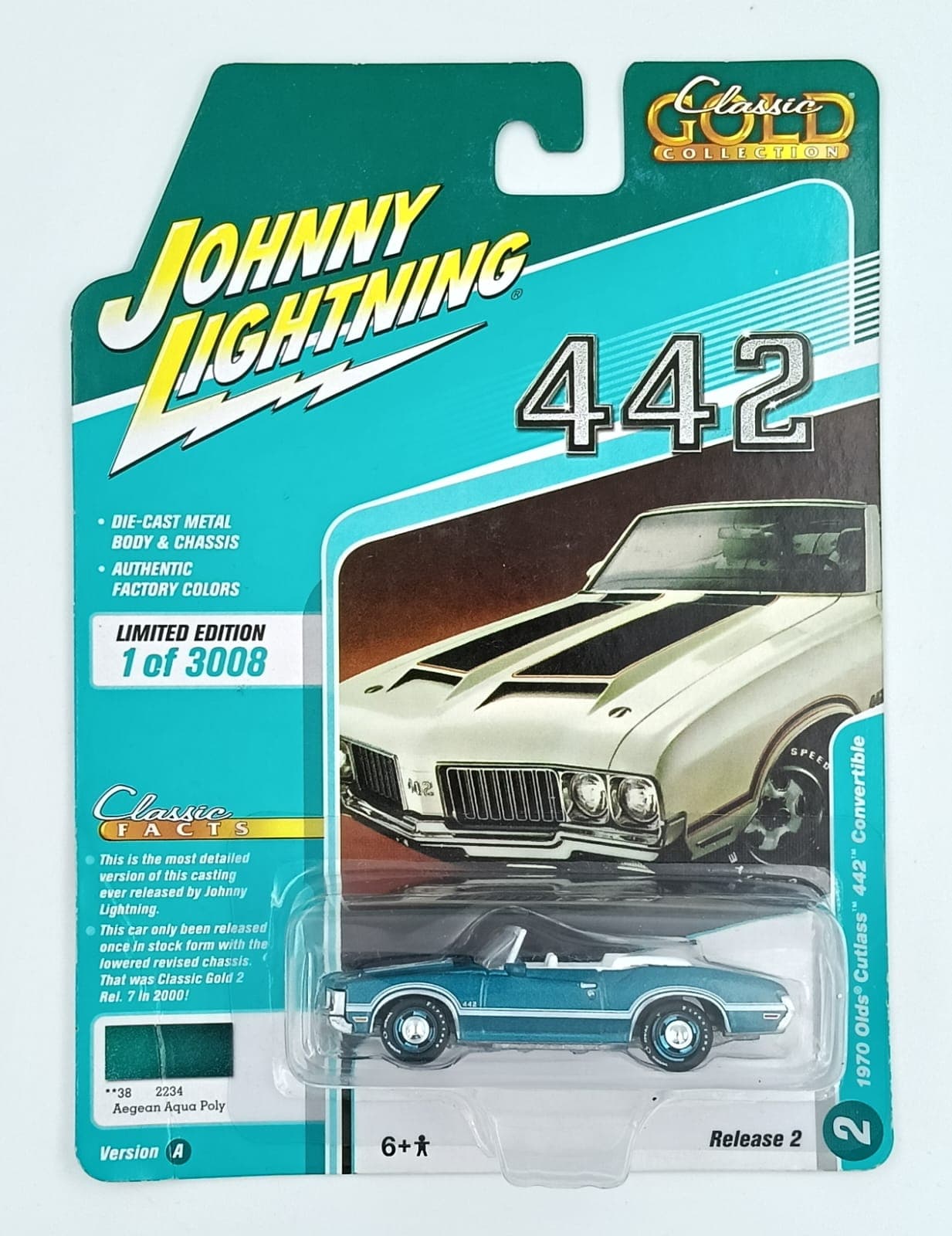 JOHNNY LIGHTING 1970 OLDS CUTLASS 442 CONVERTIBLE - Image 1