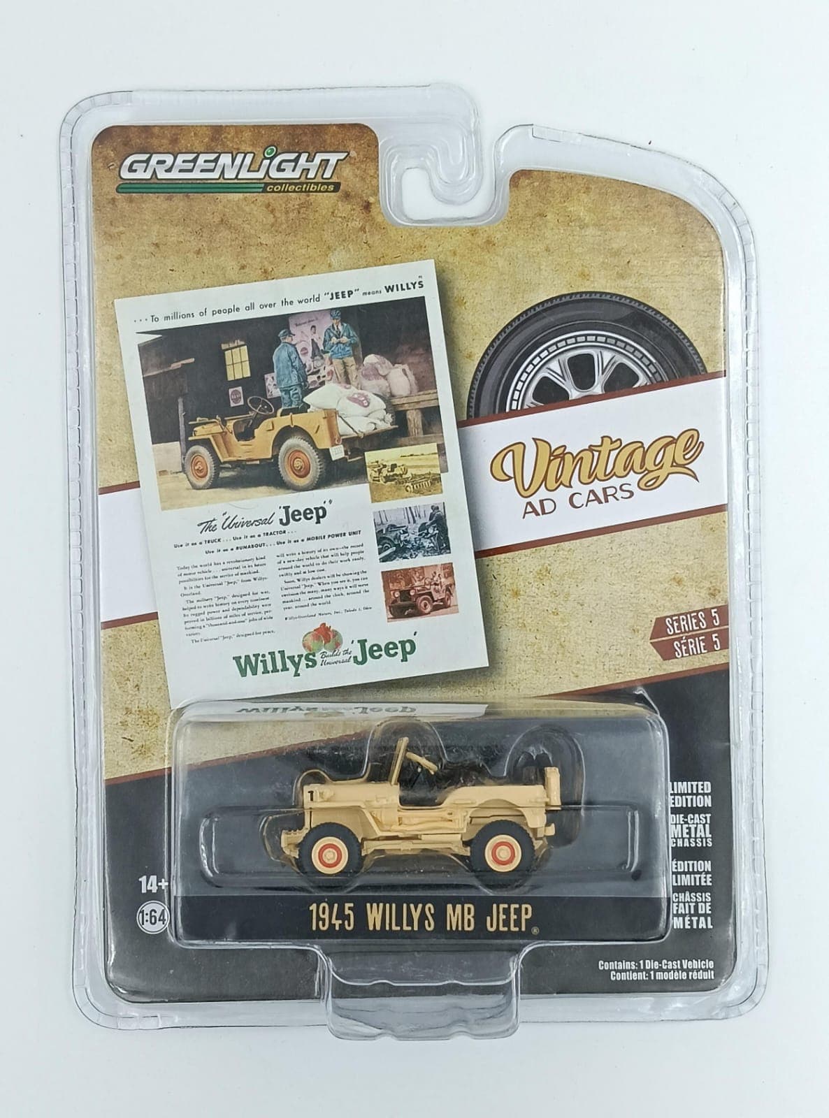 GREENLIGHT 1945 WILLYS MB JEEP - Image 1