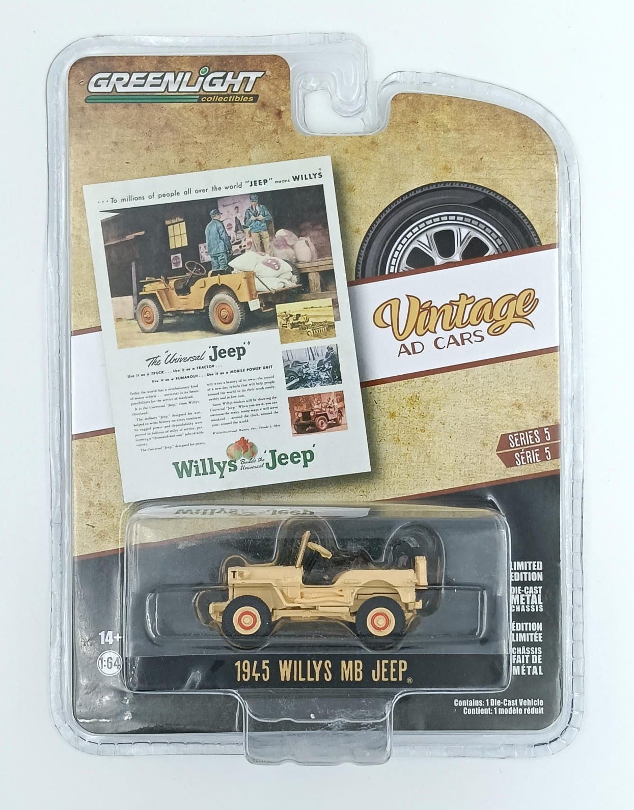 GREENLIGHT 1945 WILLYS MB JEEP - Image 1