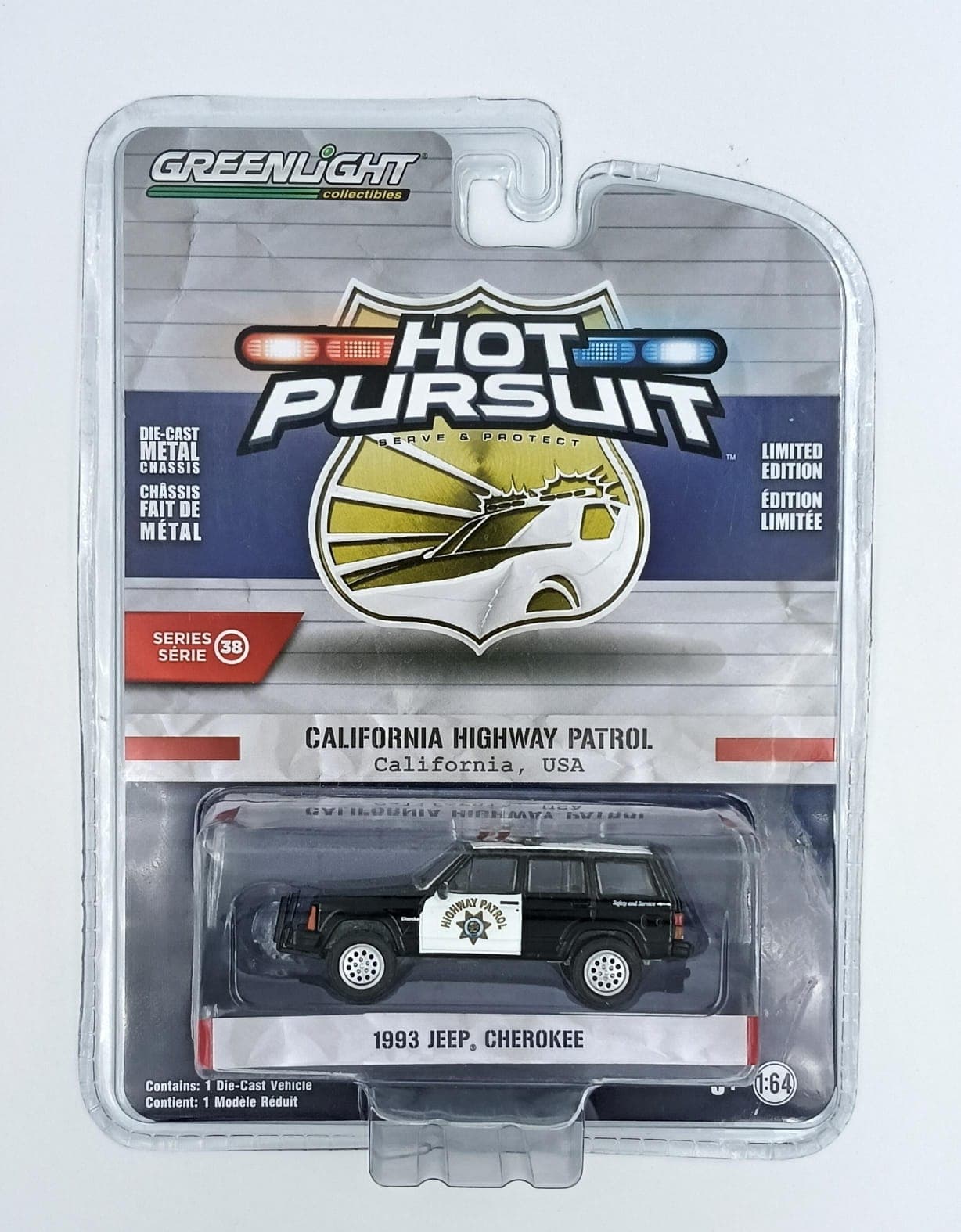 GREENLIGHT 1993 JEEP CHEROKE - Image 1