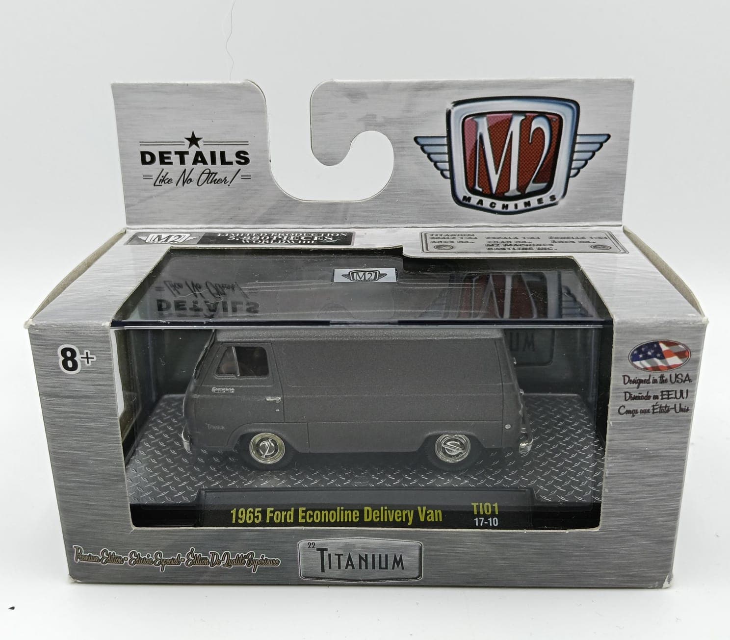 M2 MACHINES ACRYLIC BOX 1965 Ford Econoline Delivery Van 5,880 pcs WORLDWIDE - Image 1