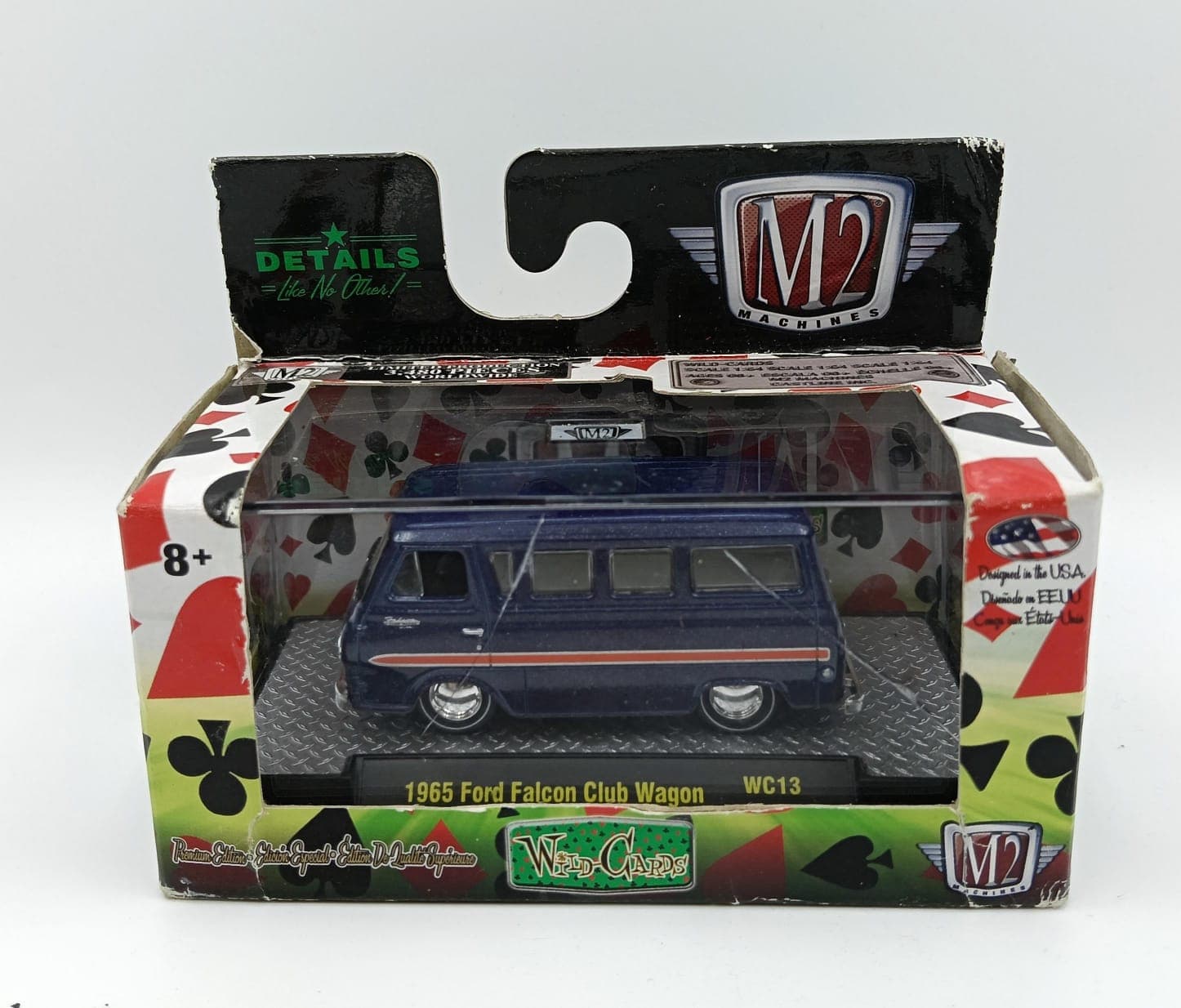 M2 MACHINES ACRYLIC BOX 1965 Ford Falcon Club Wagon 3,480 pcs WORLDWIDE - Image 1