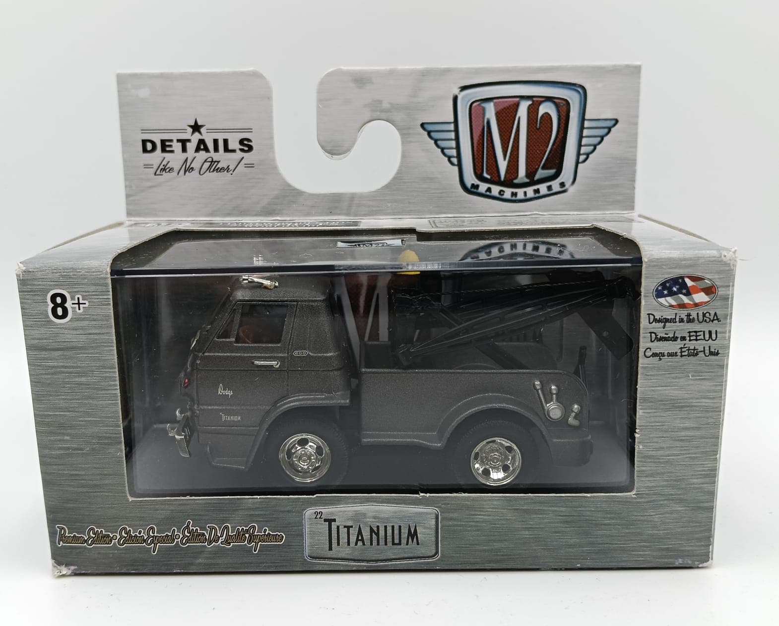 M2 MACHINES ACRYLIC BOX 1966 Dodge L600 Tow Truck 5,880 pcs WORLDWIDE - Image 1