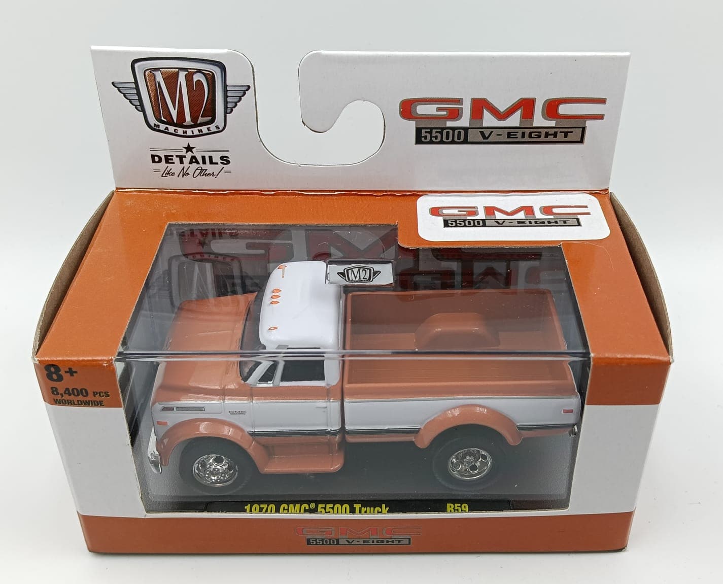 M2 MACHINES ACRYLIC BOX 1970 GMC 5500 Truck 8,400 pcs WORLDWIDE - Image 1
