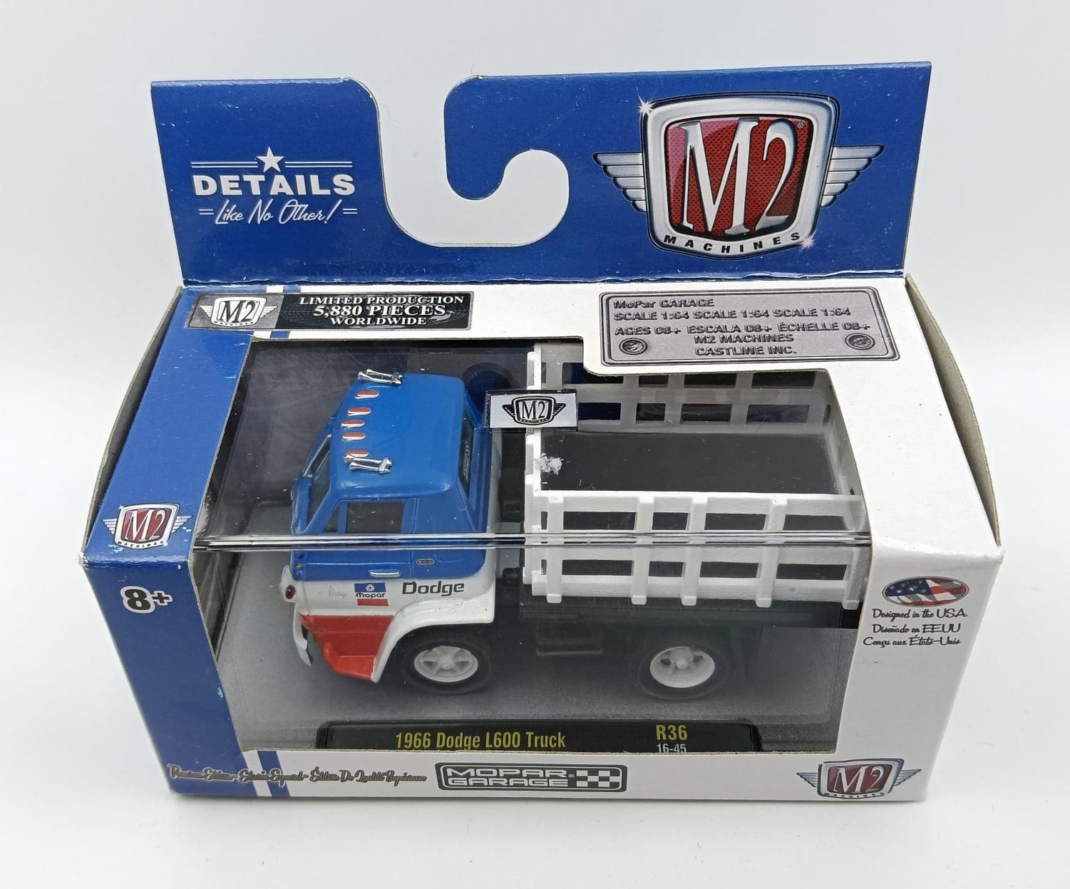 M2 MACHINES ACRYLIC BOX 1966 Dodge L600 Truck 5,880 pcs WORLDWIDE - Image 1