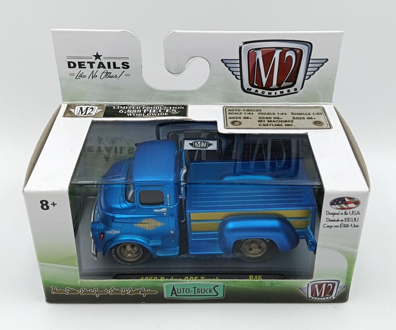 M2 MACHINES ACRYLIC BOX 1958 Dodge COE Truck 6,888 pcs WORLDWIDE - Image 1