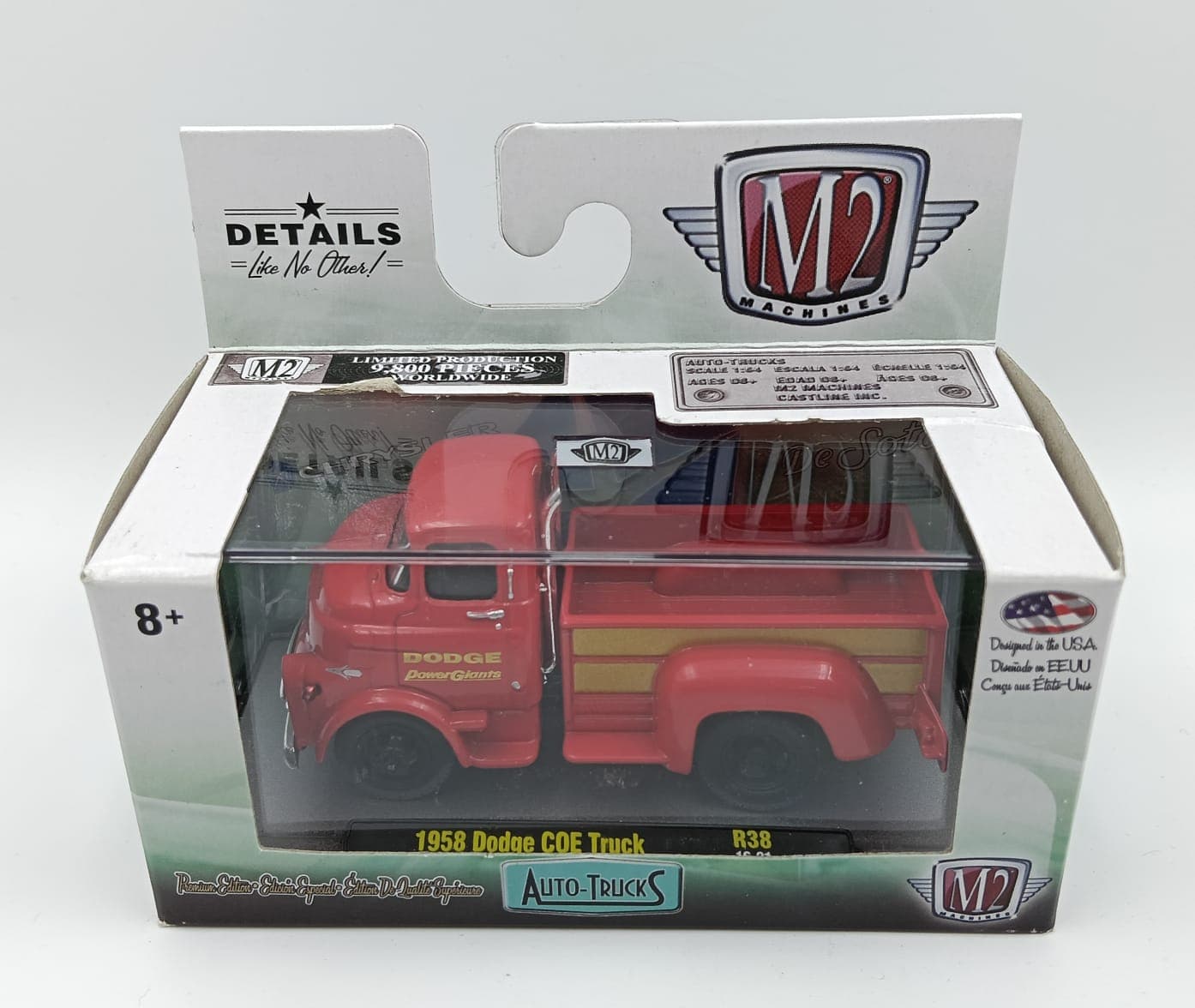 M2 MACHINES ACRYLIC BOX 1958 Dodge COE Truck 9,800 pcs WORLDWIDE - Image 1