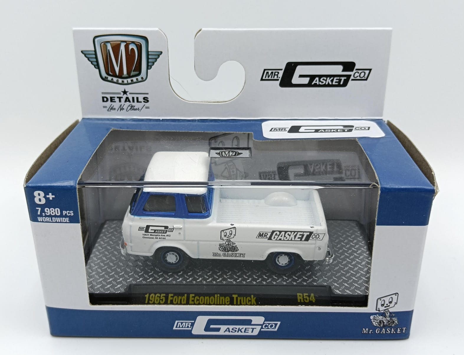 M2 MACHINES ACRYLIC BOX 1965 Ford Econoline Truck 7,980 pcs WORLDWIDE - Image 1