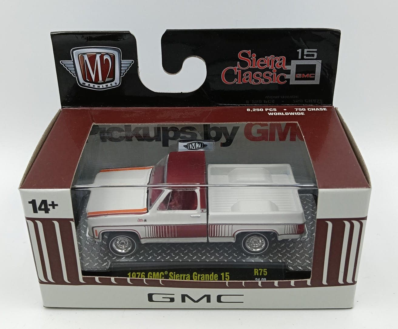 M2 MACHINES ACRYLIC BOX 1976 GMC Sierra Grande 15 8,250 pcs WORLDWIDE - Image 1