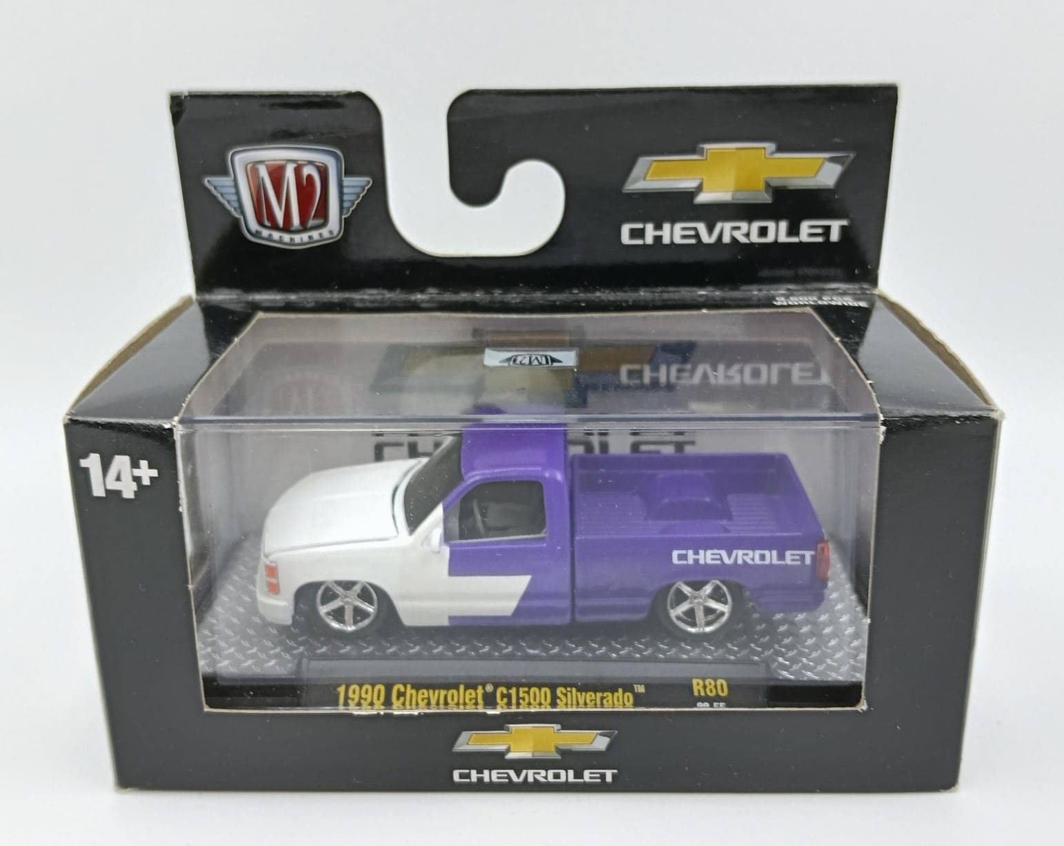 M2 MACHINES ACRYLIC BOX 1990 Chevrolet C1500 Silverado 9,600 pcs WORLDWIDE - Image 1
