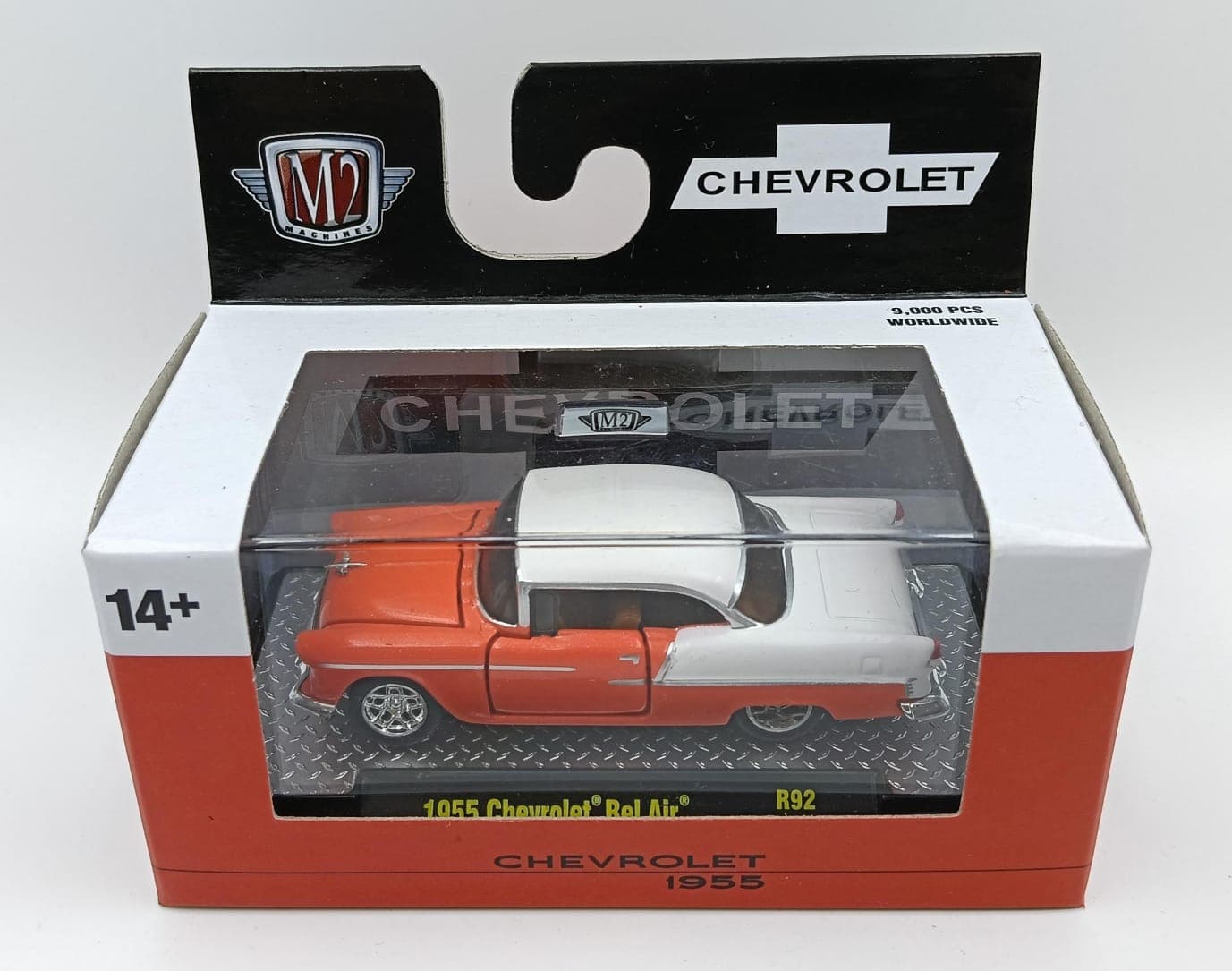 M2 MACHINES ACRYLIC BOX 1955 CHEVROLET Bel Air 9,000 Pieces Worldwide - Image 1