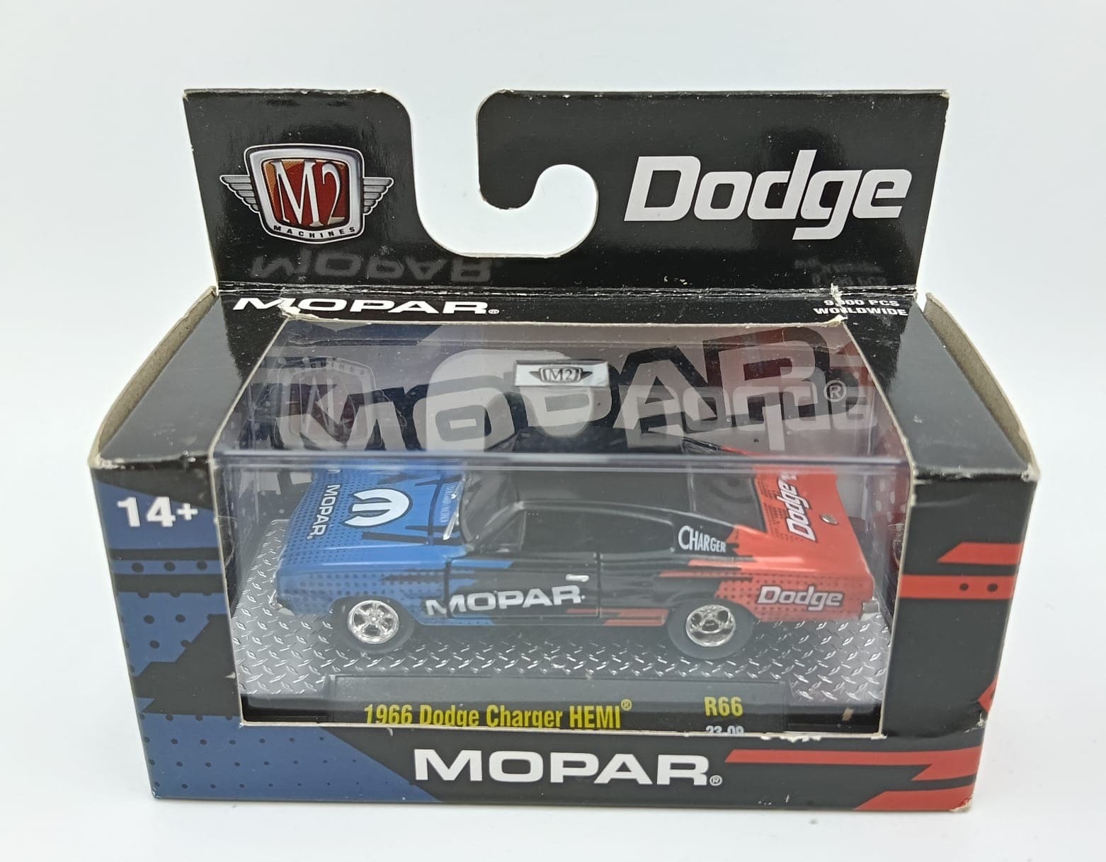 M2 MACHINES ACRYLIC BOX 1966 Dodge Charger HEMI 9,000 Pieces Worldwide - Image 1