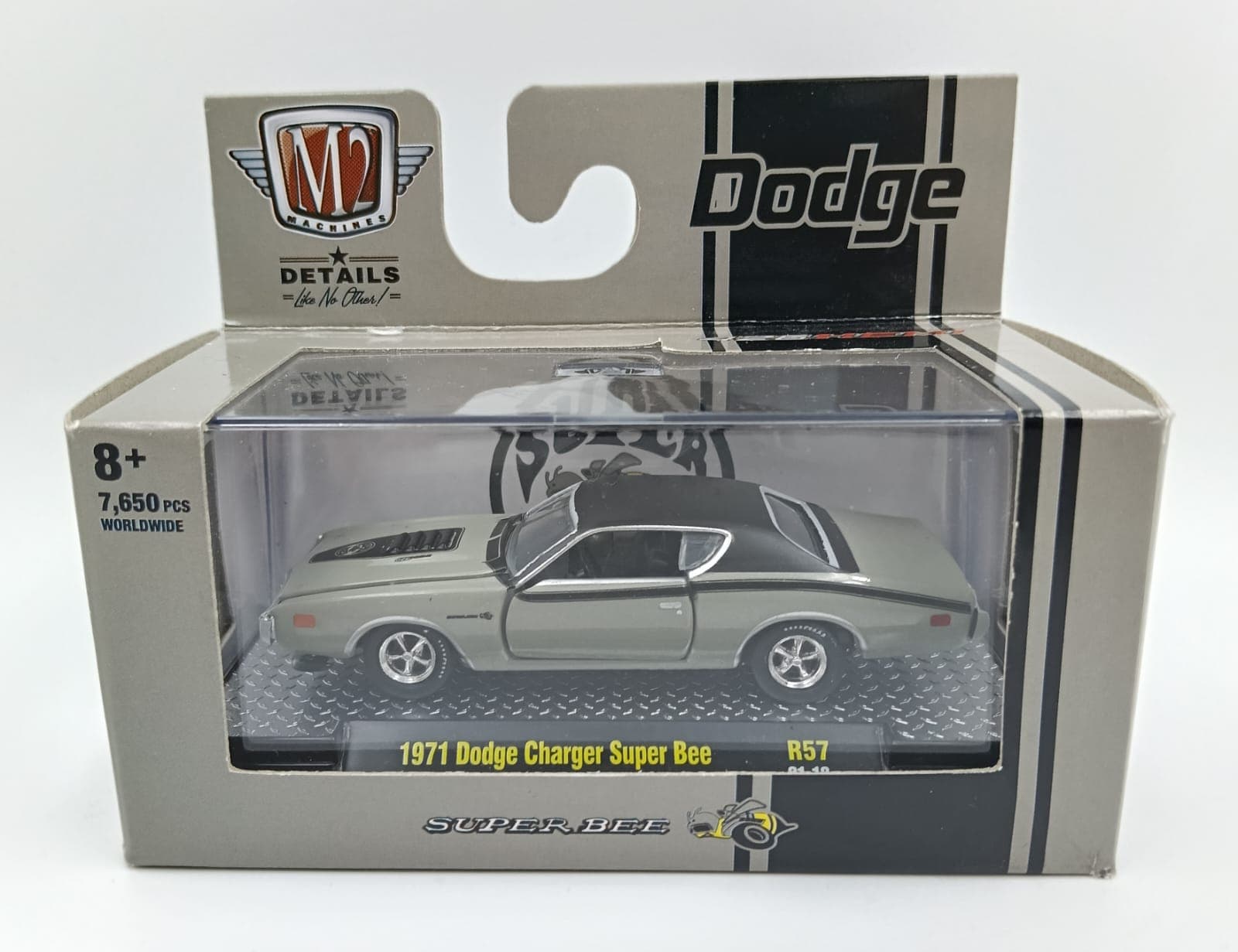 M2 MACHINES ACRYLIC BOX 1971 Dodge Charger Super Bee 7,650 Pieces Worldwide - Image 1