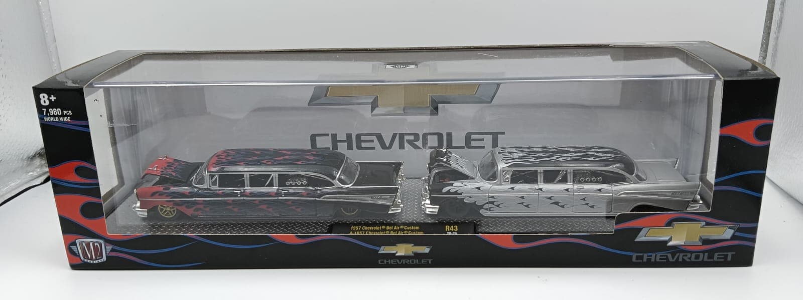 M2 MACHINES DUAL SET 1957 Chevrolet Bel Air Custom & 1957 CHEVROLET BEL AIR CUSTOM - Image 1