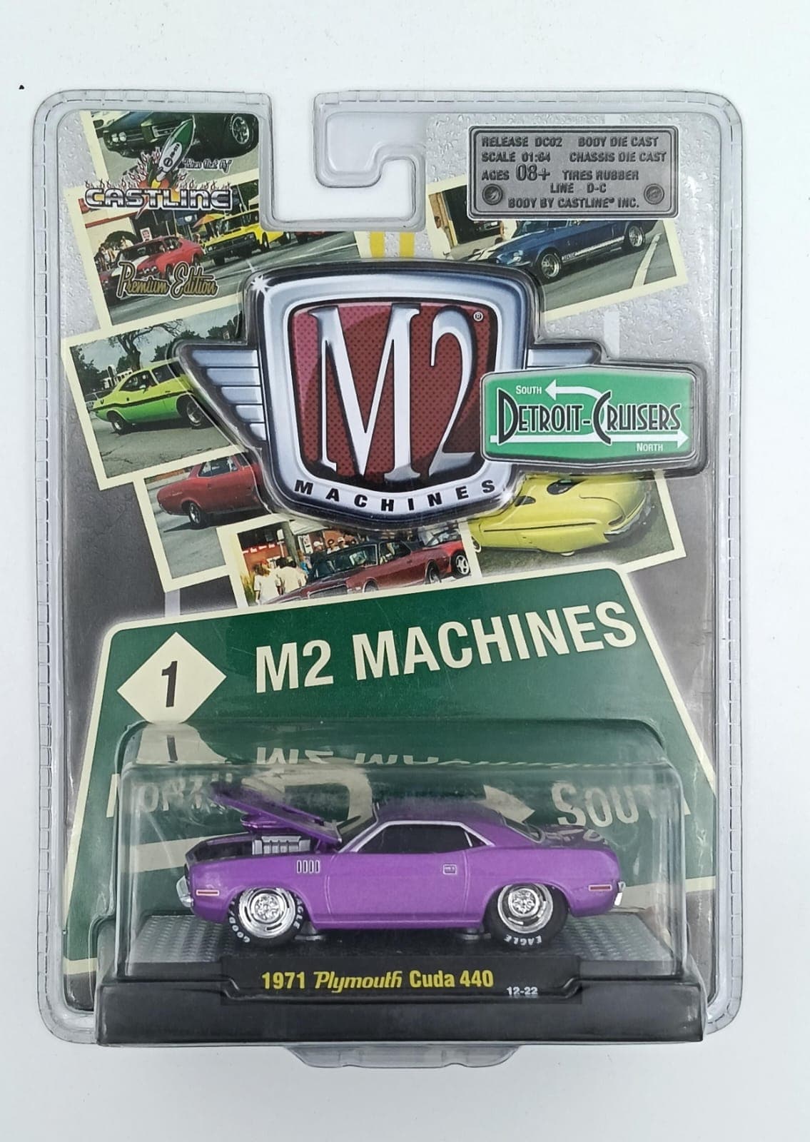 M2 MACHINES BLISTER PACK 1971 PLYMOUTH Cuda 440 - Image 1