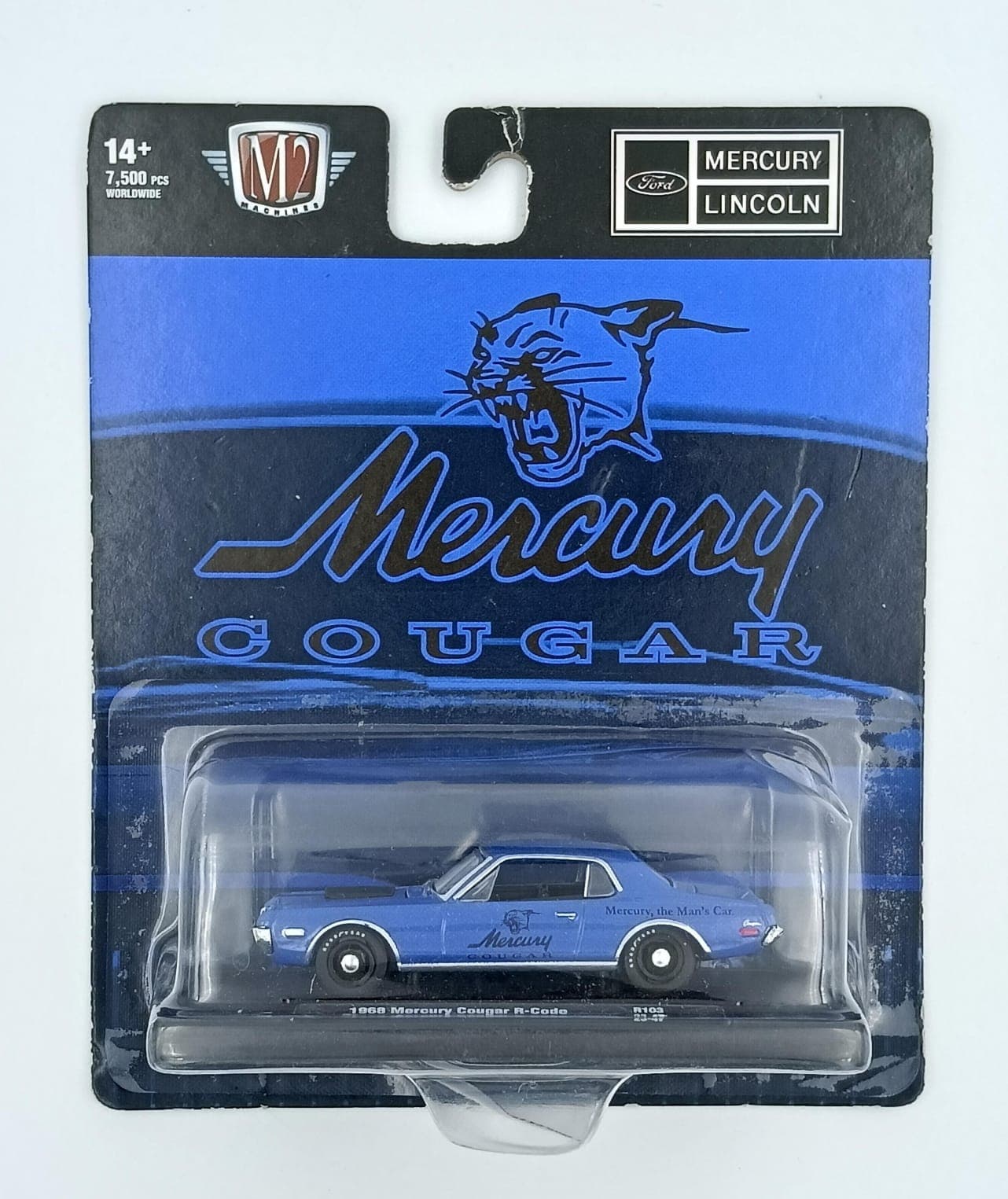 M2 MACHINES BLISTER PACK 1968 Mercury Cougar R-Code - Image 1