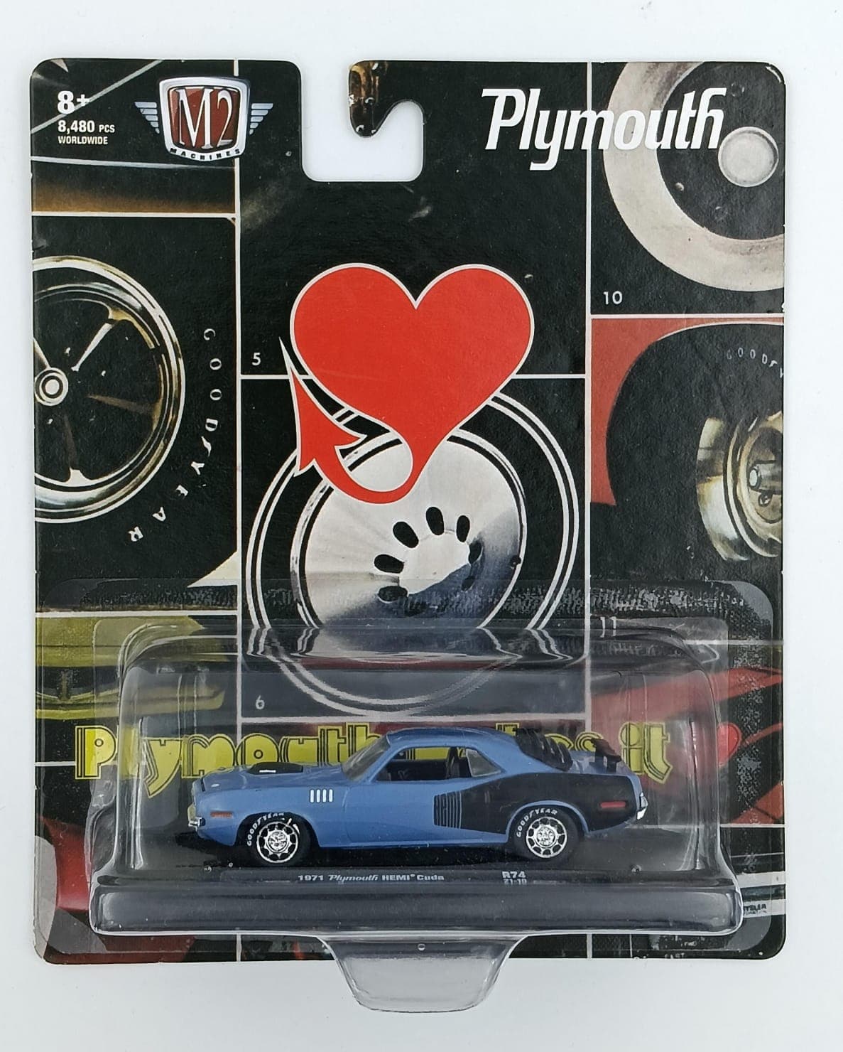 M2 MACHINES BLISTER PACK 1971 Plymouth HEMI CUDA - Image 1