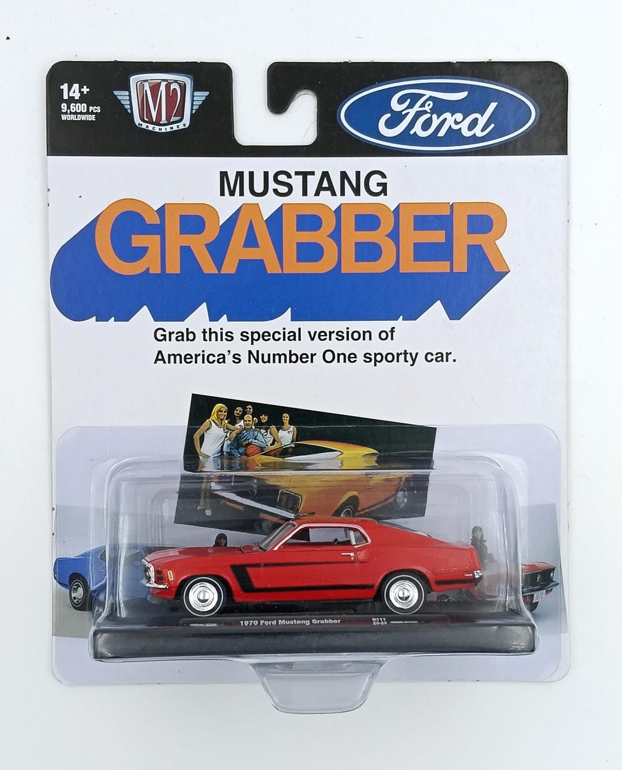 M2 MACHINES BLISTER PACK 1970 Ford Mustang Grabber - Image 1