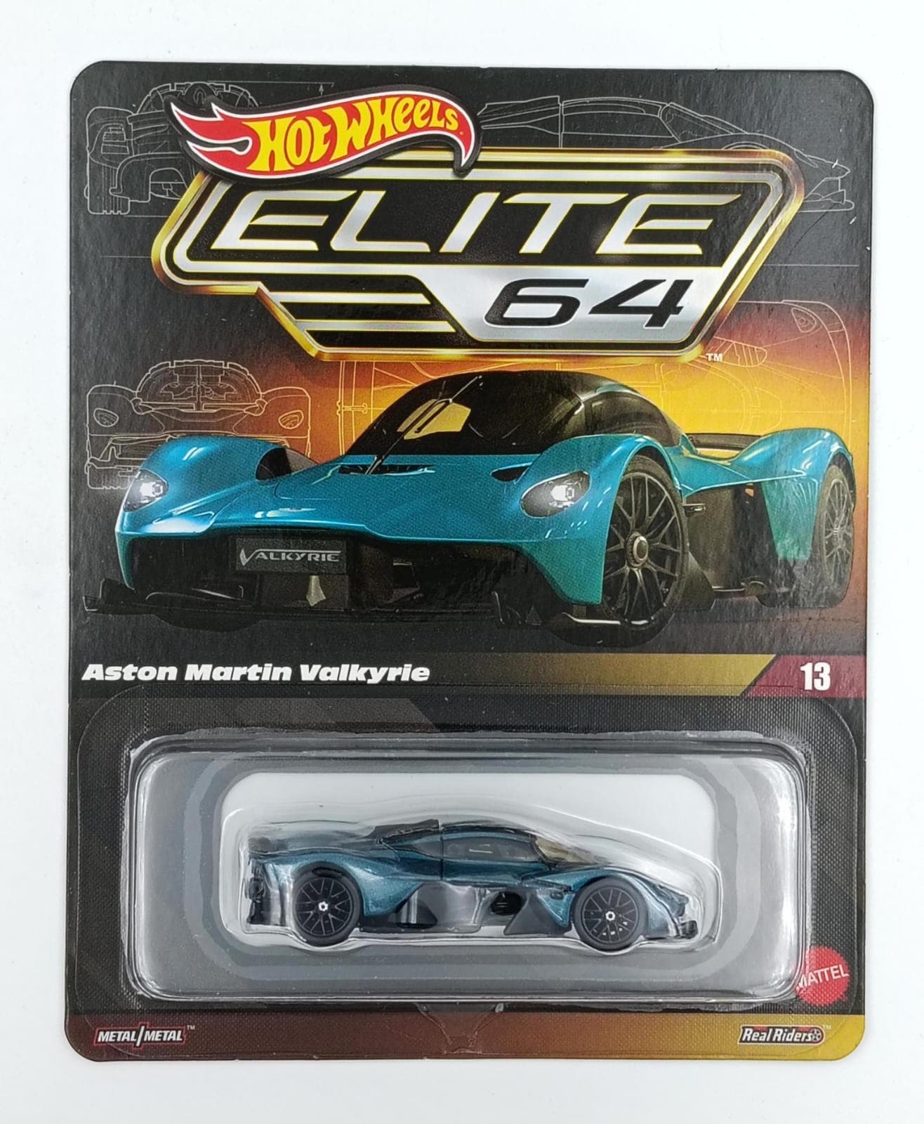 HOT WHEELS ELITE 64 Aston Martin Valkyrie #13 - Image 1