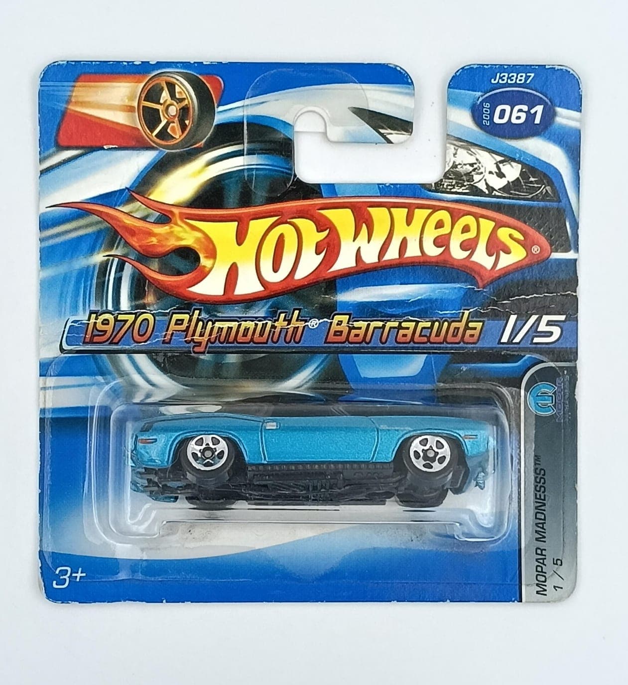HOT WHEELS 1979 PLYMOUTH BARRACUDA SHORT CARD - Image 1