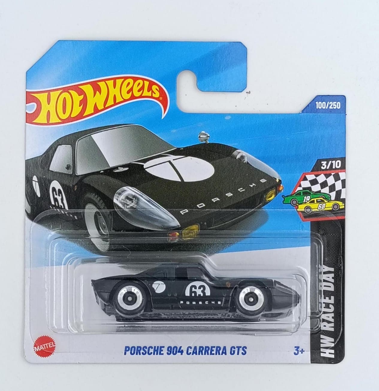 HOT WHEELS PORSCHE 904 CARRERA GTS SHORT CARD - Image 1