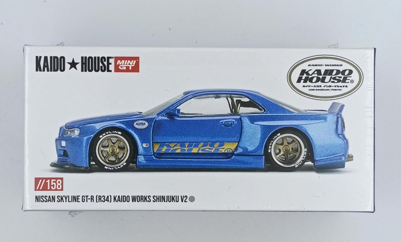KAIDO HOUSE × MINI GT NISSAN SKYLINE GT-R R34 KAIDO WORKS #158 - Image 1