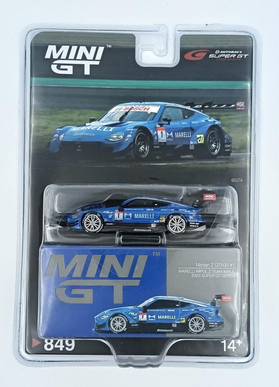 MINI GT BLISTER Nissan Z GT500 #1 # 849 - Image 1